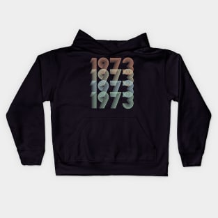 Vintage 1973 46th Birthday Gift idea Men Women Kids Hoodie